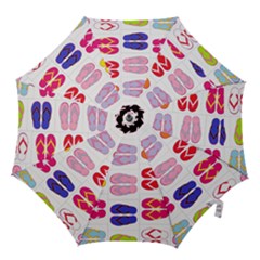 Flip-flop Collage Hook Handle Umbrella (medium)