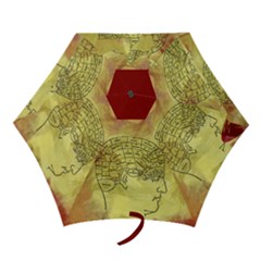 Brain Map Mini Folding Umbrella