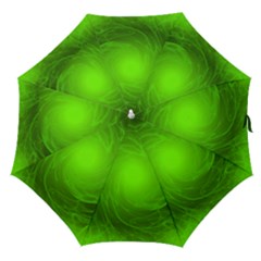 The Green Flare Umbrella Straight Umbrella by RGiadaArtGifts