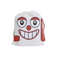 Laughing Out Loud Illustration002 Drawstring Pouch (large) by dflcprints