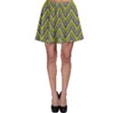 Zig zag pattern Skater Skirt View1