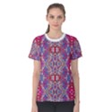 Colorful Ornate Decorative Pattern Women s Cotton Tee View1