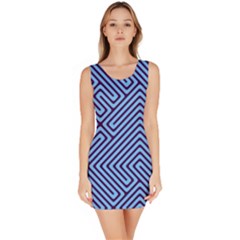 Blue Maze Bodycon Dress