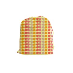 Colorful Leaf Pattern Drawstring Pouch (medium)