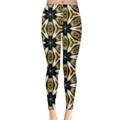 Faux Animal Print Pattern Leggings  by GardenOfOphir