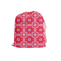 Cute Pretty Elegant Pattern Drawstring Pouch (large)