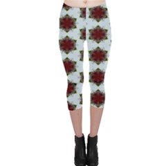 Cute Pretty Elegant Pattern Capri Leggings 