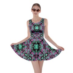 Floral Arabesque Print Skater Dress by dflcprintsclothing