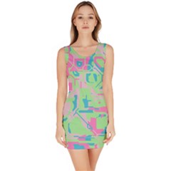 Pastel Chaos Bodycon Dress