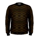 Futuristic Geometric Print Men s Sweatshirt View1