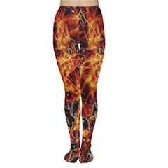 On Fire Print Tights