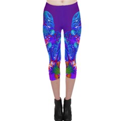 Insect Capri Leggings  by icarusismartdesigns