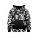 Background Noise In Black & White Kid s Pullover Hoodie View1