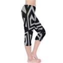 Geometric Tribal Print Capri Leggings  View4