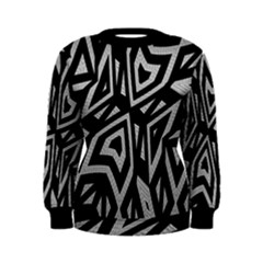 Geometric Tribal Print Women s Sweatshirt by dflcprintsclothing