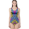 Crazy Zebra Print  Women s One Piece Swimsuit View1