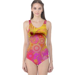 Super Bright Abstract Women s One Piece Swimsuit