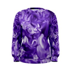 Lavender Smoke Swirls Women s Sweatshirt