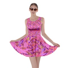 Bright Pink Confetti Storm Skater Dress by KirstenStar