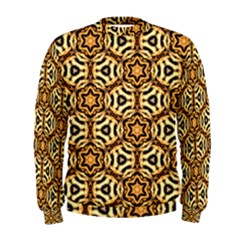 Faux Animal Print Pattern Men s Sweatshirts by GardenOfOphir