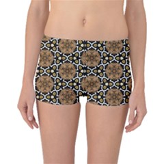 Faux Animal Print Pattern Boyleg Bikini Bottoms by GardenOfOphir