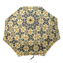 Faux Animal Print Pattern Folding Umbrellas by GardenOfOphir