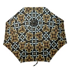 Faux Animal Print Pattern Folding Umbrellas by GardenOfOphir