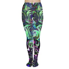 Colour Play Flowers Women s Tights by InsanityExpressed