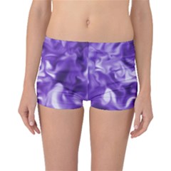 Lavender Smoke Swirls Boyleg Bikini Bottoms by KirstenStar