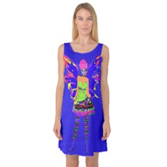 Fairy Punk Sleeveless Satin Nightdresses