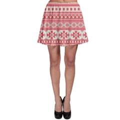 Fancy Tribal Borders Pink Skater Skirts by ImpressiveMoments