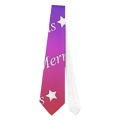 Merry Christmas,text,rainbow Neckties (one Side)  by ImpressiveMoments