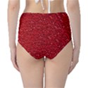 Sparkling Glitter Red High-Waist Bikini Bottoms View2