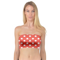 Indian Red Polka Dots Women s Bandeau Tops by GardenOfOphir