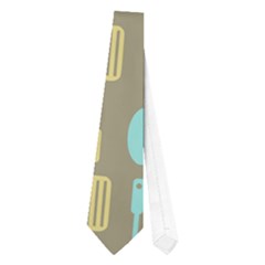 Spatula Spoon Pattern Neckties (one Side)  by GardenOfOphir