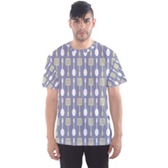 Spatula Spoon Pattern Men s Sport Mesh Tees