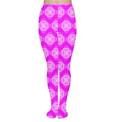 Abstract Knot Geometric Tile Pattern Women s Tights