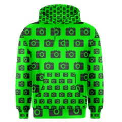 Modern Chic Vector Camera Illustration Pattern Men s Pullover Hoodies