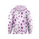 Sweet Shiny Floral Pink Kid s Pullover Hoodies View2