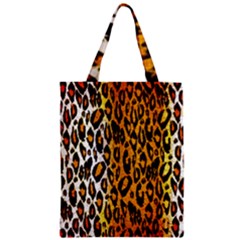 Cheetah Abstract Pattern  Zipper Classic Tote Bags by OCDesignss