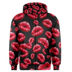 Sassy Lips  Men s Zipper Hoodies by OCDesignss