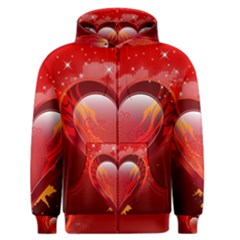 Heart Men s Zipper Hoodies