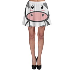 Kawaii Cow Skater Skirts