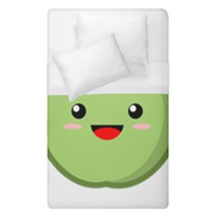 Kawaii Green Apple Duvet Cover Single Side (single Size)