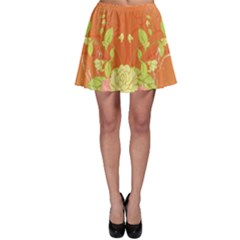 Beautiful Flowers In Soft Colors Skater Skirts