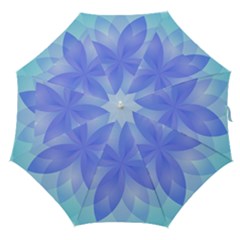 Abstract Lotus Flower 1 Straight Umbrellas by MedusArt