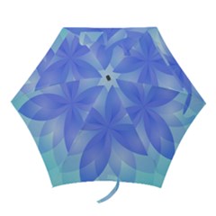 Abstract Lotus Flower 1 Mini Folding Umbrellas by MedusArt