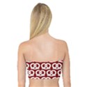 Red Pretzel Illustrations Pattern Women s Bandeau Tops View2