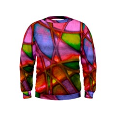 Imposant Abstract Red Boys  Sweatshirts by ImpressiveMoments