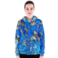 Cocos Reef Sinkholes Women s Zipper Hoodies